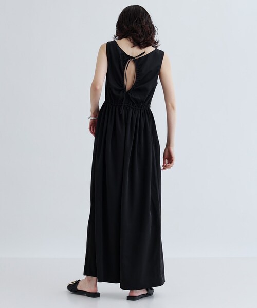 GALLEST（ギャレスト）の「バックデザインサロペット（サロペット/オーバーオール・レディース・ブラウン系その他/ブラック・38/36/40）」の5枚目の写真