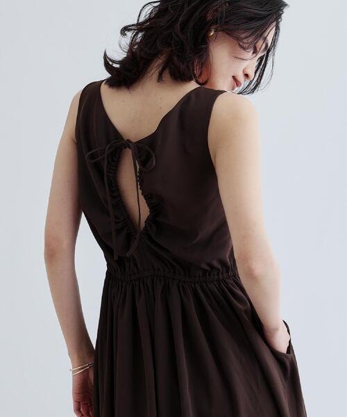 GALLEST（ギャレスト）の「バックデザインサロペット（サロペット/オーバーオール・レディース・ブラウン系その他/ブラック・38/36/40）」の11枚目の写真