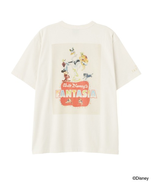 Disney(ディズニー)の「《Disney Collection》FANTASIA / MICKEY MOUSE / FILM POSTER T-SHIRT / AVIREX / アヴィレックス(Tシャツ/カットソー・メンズ・チャコール/オフホワイト・MEDIUM/LARGE/X-LARGE/XX-LARGE)」の1枚目の写真