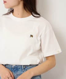 【ARNIE】9054542 天竺フェルト刺繍半袖Tシャツ