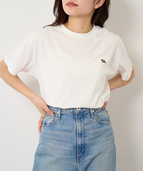 Arnie Arnold Palmer(アーニーアーノルドパーマー)の「【ARNIE】9054542 天竺フェルト刺繍半袖Tシャツ(Tシャツ/カットソー・レディース・ホワイト/ブラック/ワイン・M/L/LL)」の7枚目の写真