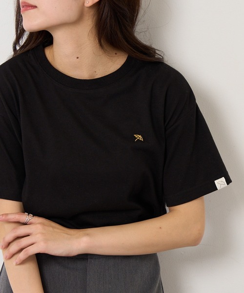Arnie Arnold Palmer(アーニーアーノルドパーマー)の「【ARNIE】9054542 天竺フェルト刺繍半袖Tシャツ(Tシャツ/カットソー・レディース・ホワイト/ブラック/ワイン・M/L/LL)」の11枚目の写真