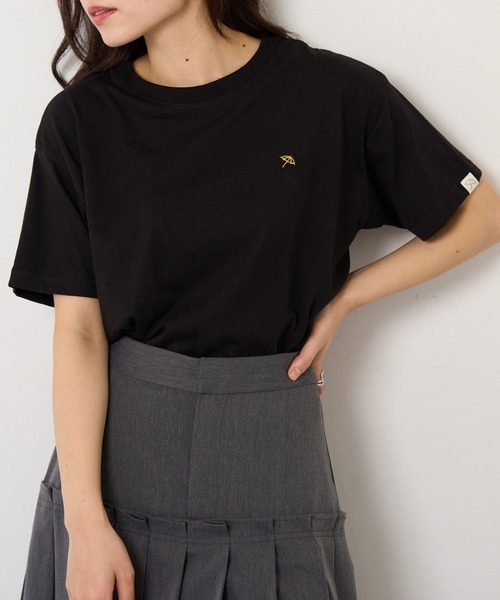 Arnie Arnold Palmer(アーニーアーノルドパーマー)の「【ARNIE】9054542 天竺フェルト刺繍半袖Tシャツ(Tシャツ/カットソー・レディース・ホワイト/ブラック/ワイン・M/L/LL)」の12枚目の写真