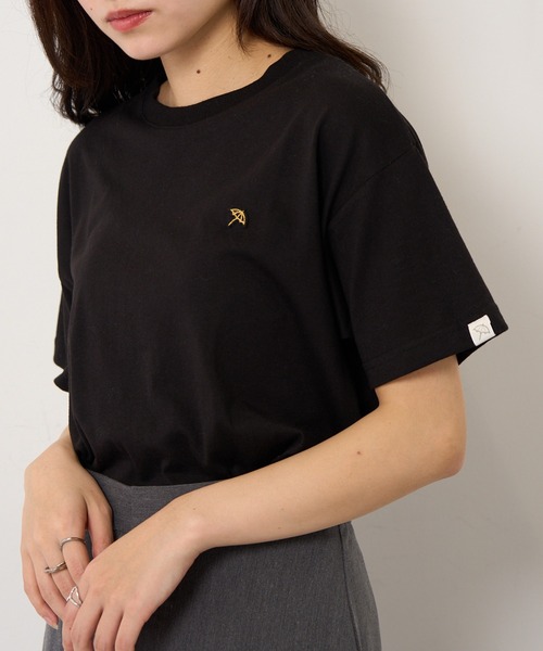 Arnie Arnold Palmer(アーニーアーノルドパーマー)の「【ARNIE】9054542 天竺フェルト刺繍半袖Tシャツ(Tシャツ/カットソー・レディース・ホワイト/ブラック/ワイン・M/L/LL)」の13枚目の写真