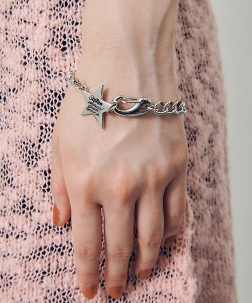 GOLDY（ゴールディ）の「【GOLDY】ソフィア ハート/スター ID プレート メッセージ入りブレスレット　4250401/4250650（バングル/リストバンド・レディース・シルバー/ゴールド/シルバー系その他/その他1/その他2/その他3/その他4・FREE）」の13枚目の写真