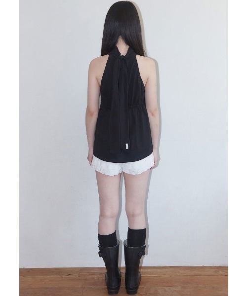FANCY CLUB(ファンシークラブ)の「A'GEM/9 × .kom 『FANCY CLUB/ファンシークラブ』 Dear Back Halterneck/Dear バック ホルターネック(タンクトップ・レディース・ブラック/グレー・FREE)」の19枚目の写真