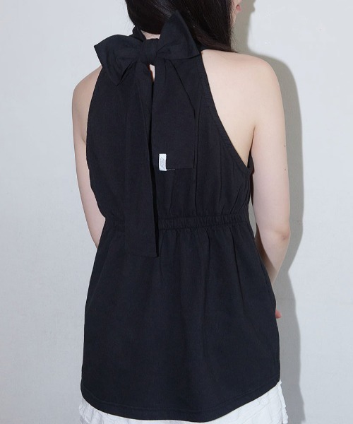 タンクトップ ノースリーブ A'GEM/9 × .kom 「FANCY CLUB/ファンシークラブ」 Dear Back Halterneck/Dea FANCY CLUB タンクトップ ノースリーブ A'GEM/9 × .kom 「 CLUB
