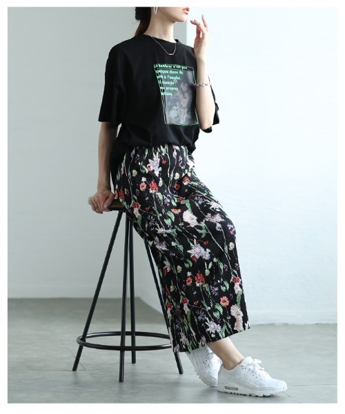 セール】花柄リブナロースカート（スカート）｜Sawa a la mode（サワ
