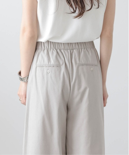 Lajour（ラジュール）の「【日本製】ハイウエスト フリル ワイドパンツ（その他パンツ・レディース・ブラック/グレイッシュベージュ/オリーブ/ベージュ/モカ・M/MT）」の10枚目の写真