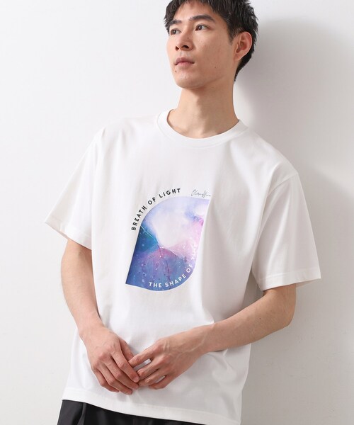 THE SHOP TK (ザ ショップ ティーケー )の「アートグラフィック 半袖Tシャツ 洗濯機OK(Tシャツ/カットソー・メンズ・オフホワイト/ブラック/ブラック系5/ブラック系7/ホワイト系8/ホワイト系9・02/03/04)」の1枚目の写真