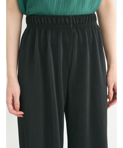 Green　Parks（グリーンパークス）の「[ZOZO限定]セルフカットプリーツパンツ（その他パンツ・レディース・ベージュ系その他2/ブラック/ブラック系その他2・FREE）」の10枚目の写真