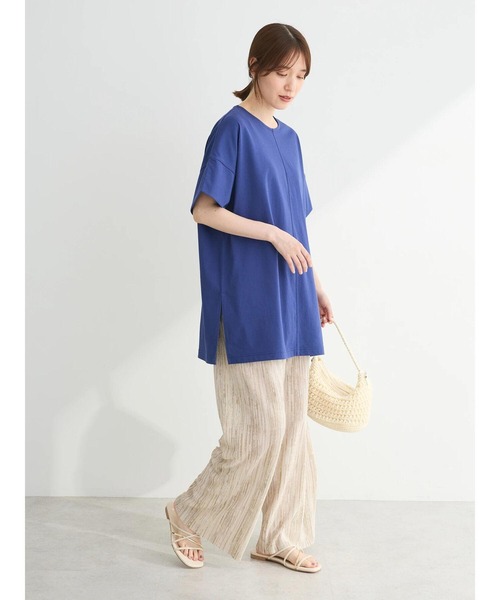 Green　Parks（グリーンパークス）の「[ZOZO限定]セルフカットプリーツパンツ（その他パンツ・レディース・ベージュ系その他2/ブラック/ブラック系その他2・FREE）」の17枚目の写真