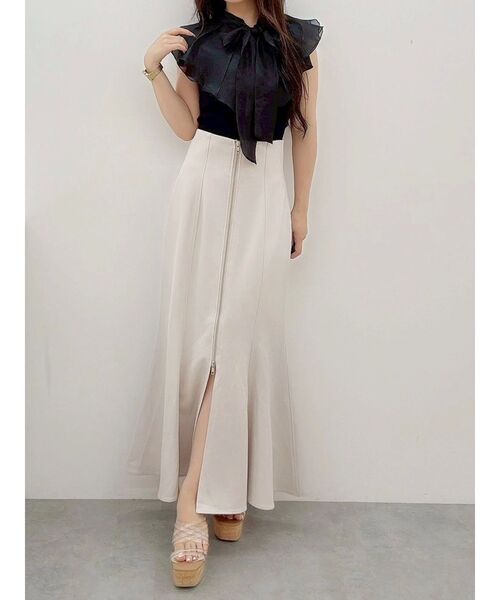 MERCURYDUO(マーキュリーデュオ)の「フロントZIPマーメイドスカート(スカート・レディース・ライトグレー/ベージュ/その他1・SMALL/MEDIUM)」の19枚目の写真