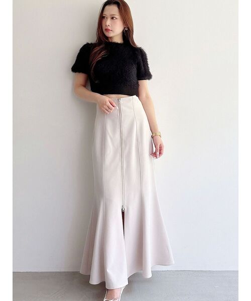 MERCURYDUO マーメイドスカート MERCURYDUO スカート バックレースアップストレッチマーメイド