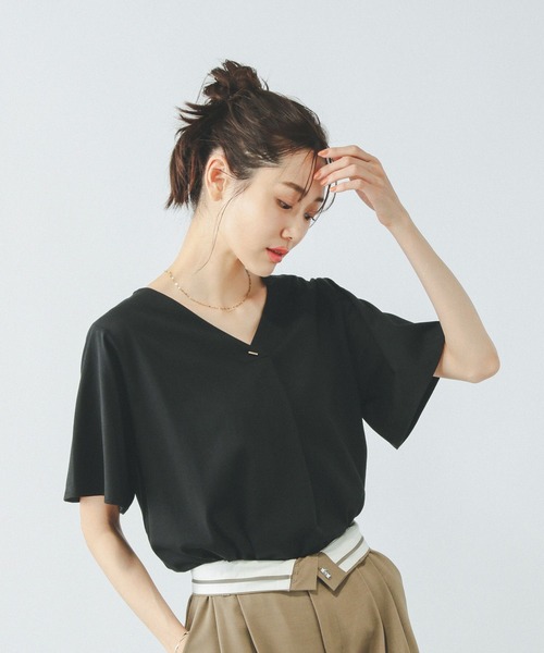 美品♪アドーア Vネック長袖プルオーバー 38 ブルーグリーン系 洗える 日本製 美品♪アドーア Vネック長袖プルオーバー 38 ブルーグリーン系