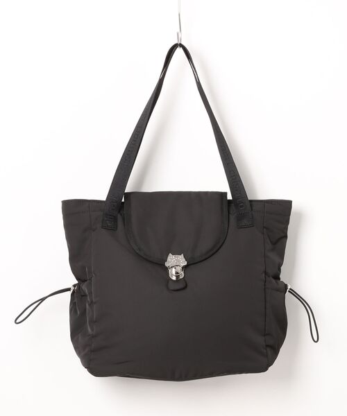 tsumori chisato CARRY(ツモリチサトキャリー)の「トートバッグ ツモリチサト ネコメタル(トートバッグ・レディース・ベージュ/グリーン/ブラック・FREE)」の2枚目の写真