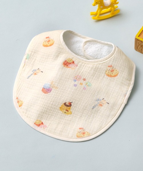 panpantutu(パンパンチュチュ)の「ガーゼおくるみ3点セット+BOX付【サンリオキャラクターズ/シナモロール】(ベビーギフト・キッズ・ベージュ/ライトブルー・FREE)」の6枚目の写真