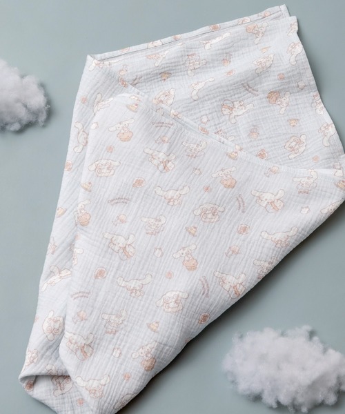 panpantutu(パンパンチュチュ)の「ガーゼおくるみ3点セット+BOX付【サンリオキャラクターズ/シナモロール】(ベビーギフト・キッズ・ベージュ/ライトブルー・FREE)」の19枚目の写真