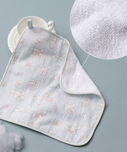 panpantutu(パンパンチュチュ)の「ガーゼおくるみ3点セット+BOX付【サンリオキャラクターズ/シナモロール】(ベビーギフト・キッズ・ベージュ/ライトブルー・FREE)」の16枚目の写真