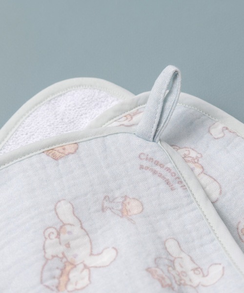 panpantutu(パンパンチュチュ)の「ガーゼおくるみ3点セット+BOX付【サンリオキャラクターズ/シナモロール】(ベビーギフト・キッズ・ベージュ/ライトブルー・FREE)」の15枚目の写真