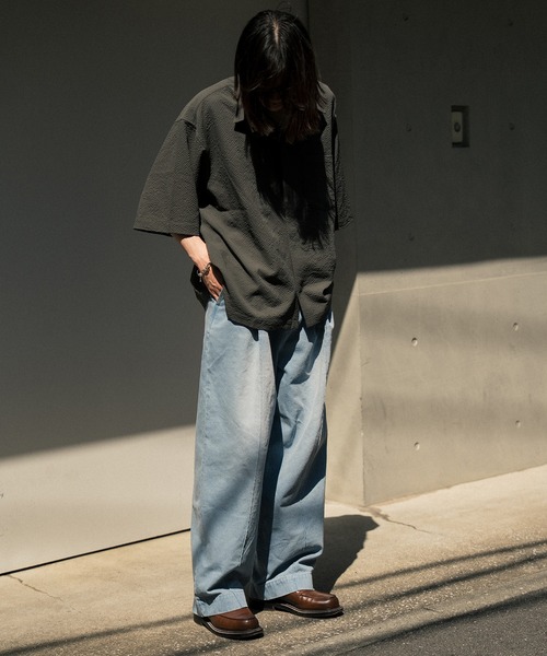 Nanmo.(ナンモ)の「Vintage Denim Slacks / デニムスラックス(デニムパンツ・メンズ・ブラック/ブルー・SMALL/MEDIUM/LARGE)」の15枚目の写真