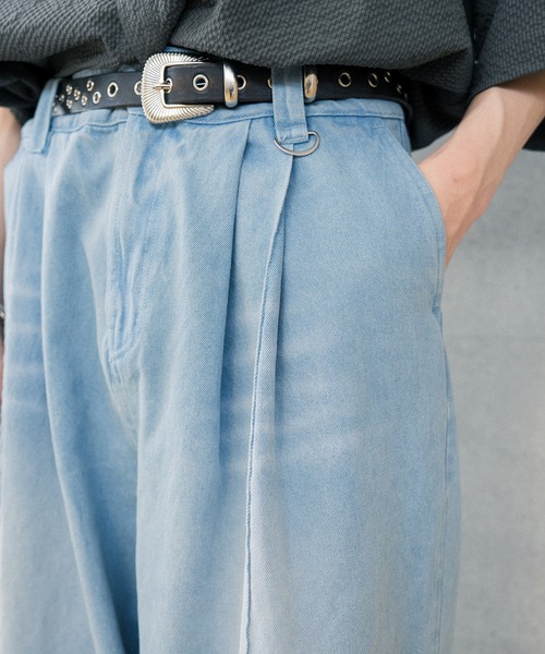 Nanmo.(ナンモ)の「Vintage Denim Slacks / デニムスラックス(デニムパンツ・メンズ・ブラック/ブルー・SMALL/MEDIUM/LARGE)」の22枚目の写真
