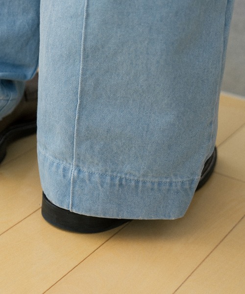 Nanmo.(ナンモ)の「Vintage Denim Slacks / デニムスラックス(デニムパンツ・メンズ・ブラック/ブルー・SMALL/MEDIUM/LARGE)」の19枚目の写真