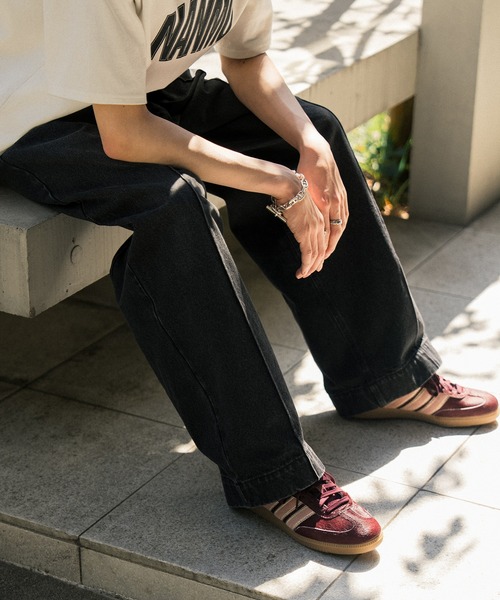 Nanmo.(ナンモ)の「Vintage Denim Slacks / デニムスラックス(デニムパンツ・メンズ・ブラック/ブルー・SMALL/MEDIUM/LARGE)」の13枚目の写真