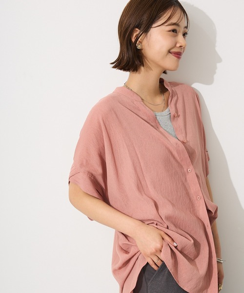 CRAFT STANDARD BOUTIQUE(クラフトスタンダードブティック)の「ヴィンテージボイルミルフィーユチュニック◆(シャツ/ブラウス・レディース・ブラウン/ブルー/ピンク・FREE)」の14枚目の写真