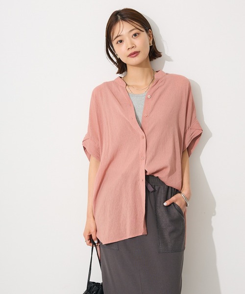 CRAFT STANDARD BOUTIQUE(クラフトスタンダードブティック)の「ヴィンテージボイルミルフィーユチュニック◆(シャツ/ブラウス・レディース・ブラウン/ブルー/ピンク・FREE)」の13枚目の写真