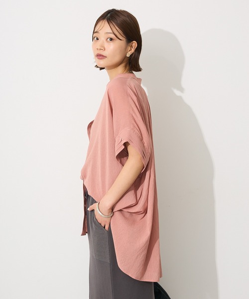 CRAFT STANDARD BOUTIQUE(クラフトスタンダードブティック)の「ヴィンテージボイルミルフィーユチュニック◆(シャツ/ブラウス・レディース・ブラウン/ブルー/ピンク・FREE)」の12枚目の写真