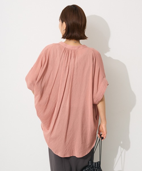 CRAFT STANDARD BOUTIQUE(クラフトスタンダードブティック)の「ヴィンテージボイルミルフィーユチュニック◆(シャツ/ブラウス・レディース・ブラウン/ブルー/ピンク・FREE)」の11枚目の写真