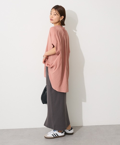 CRAFT STANDARD BOUTIQUE(クラフトスタンダードブティック)の「ヴィンテージボイルミルフィーユチュニック◆(シャツ/ブラウス・レディース・ブラウン/ブルー/ピンク・FREE)」の8枚目の写真
