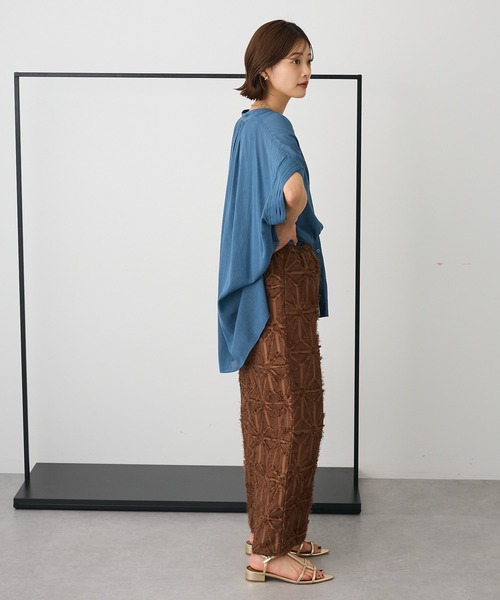 CRAFT STANDARD BOUTIQUE(クラフトスタンダードブティック)の「ヴィンテージボイルミルフィーユチュニック◆(シャツ/ブラウス・レディース・ブラウン/ブルー/ピンク・FREE)」の22枚目の写真