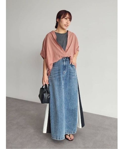 CRAFT STANDARD BOUTIQUE(クラフトスタンダードブティック)の「ヴィンテージボイルミルフィーユチュニック◆(シャツ/ブラウス・レディース・ブラウン/ブルー/ピンク・FREE)」の5枚目の写真