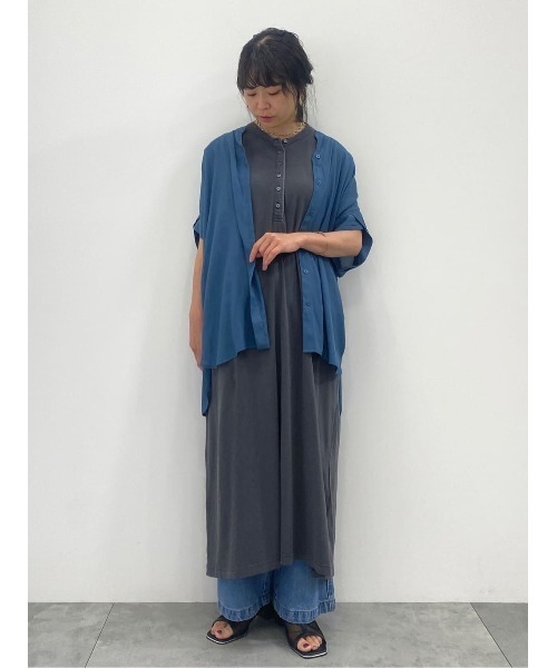CRAFT STANDARD BOUTIQUE(クラフトスタンダードブティック)の「ヴィンテージボイルミルフィーユチュニック◆(シャツ/ブラウス・レディース・ブラウン/ブルー/ピンク・FREE)」の6枚目の写真