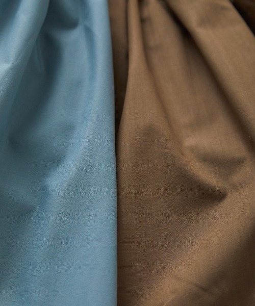 riziere（リジェール）の「配色ドロスト付きポケットスカート（スカート・キッズ・ブラウン/ブルー系・90/100/110/120/130/140/150）」の5枚目の写真