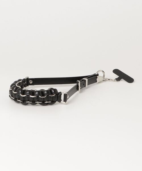 TOGA VIRILIS】Leather braid phone handle strap（スマホケース