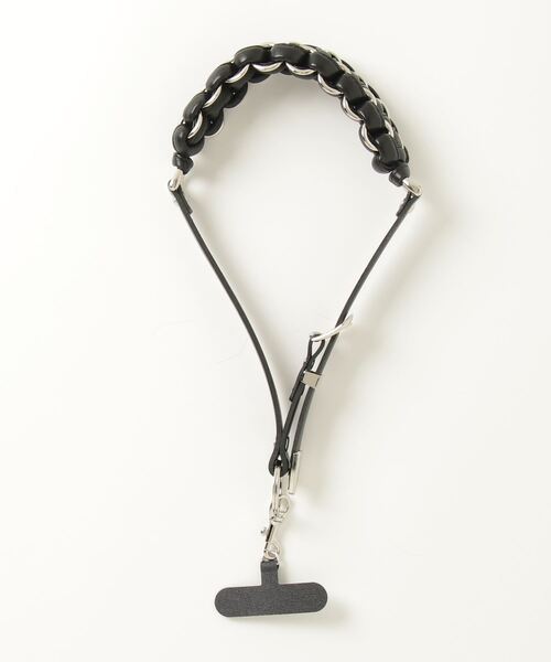 TOGA VIRILIS】Leather braid phone handle strap（スマホケース