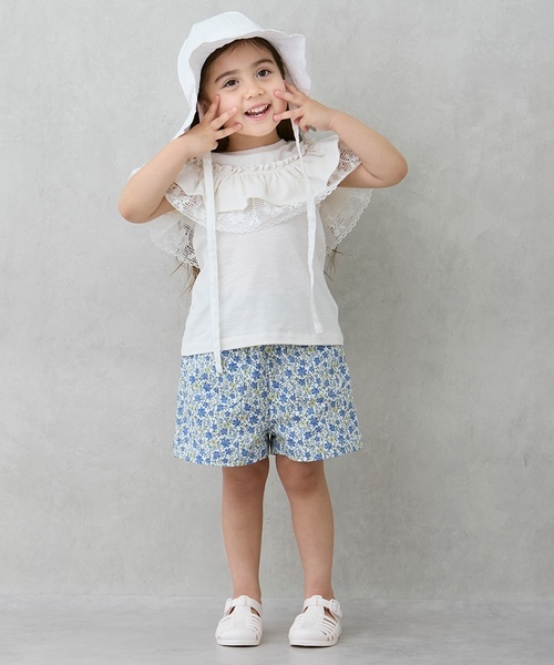 petit main(プティマイン)の「【防汚/リンク】【WEB限定特別価格】ベーシックショーパン(キッズ)(その他パンツ・キッズ・イエロー/アイボリー/ブルー/サックスブルー/レッド・110cm/90cm/80cm/100cm/130cm/120cm)」の5枚目の写真