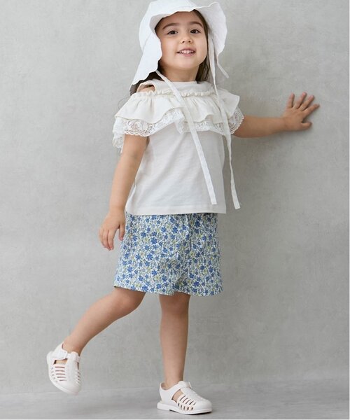 petit main(プティマイン)の「【防汚/リンク】【WEB限定特別価格】ベーシックショーパン(キッズ)(その他パンツ・キッズ・イエロー/アイボリー/ブルー/サックスブルー/レッド・110cm/90cm/80cm/100cm/130cm/120cm)」の6枚目の写真