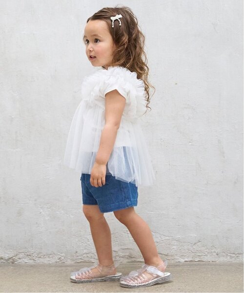 petit main(プティマイン)の「【防汚/リンク】【WEB限定特別価格】ベーシックショーパン(キッズ)(その他パンツ・キッズ・イエロー/アイボリー/ブルー/サックスブルー/レッド・110cm/90cm/80cm/100cm/130cm/120cm)」の7枚目の写真