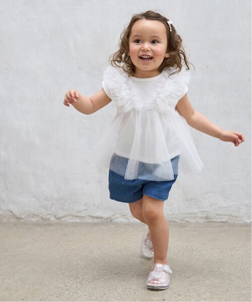 petit main(プティマイン)の「【防汚/リンク】【WEB限定特別価格】ベーシックショーパン(キッズ)(その他パンツ・キッズ・イエロー/アイボリー/ブルー/サックスブルー/レッド・110cm/90cm/80cm/100cm/130cm/120cm)」の8枚目の写真