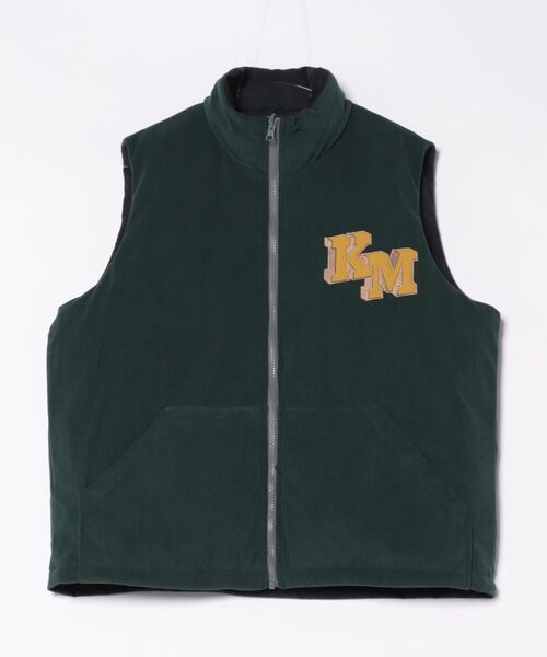 KRIFF MAYER(クリフメイヤー)の「【リバーシブル】クリフラビットひっくり中綿ベスト(ベスト・メンズ・マスタード/ベージュ/グリーン/ブルー/ブラック・X-LARGE/LARGE/MEDIUM)」の7枚目の写真