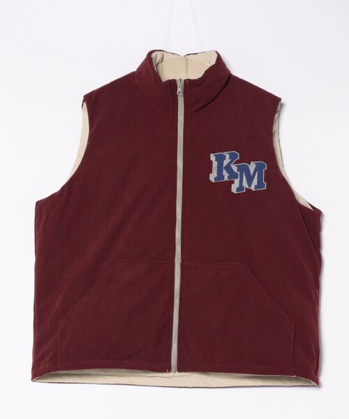 KRIFF MAYER(クリフメイヤー)の「【リバーシブル】クリフラビットひっくり中綿ベスト(ベスト・メンズ・マスタード/ベージュ/グリーン/ブルー/ブラック・X-LARGE/LARGE/MEDIUM)」の9枚目の写真