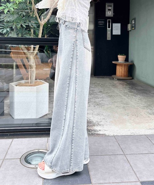 INGNI(イング)の「ワイドルーズデニム(デニムパンツ・レディース・ブルー系その他/ブルー系その他3・S/M)」の22枚目の写真