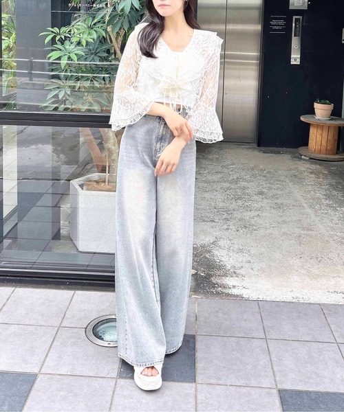 INGNI(イング)の「ワイドルーズデニム(デニムパンツ・レディース・ブルー系その他/ブルー系その他3・S/M)」の20枚目の写真