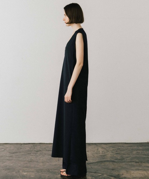 CREDONA(クレドナ)の「SUITING GATHER TROUSER/スーチングギャザートラウザー(スラックス・レディース・ブラック/ネイビー・0/1)」の15枚目の写真