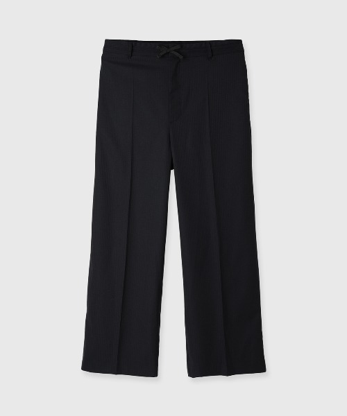 CREDONA(クレドナ)の「SUITING GATHER TROUSER/スーチングギャザートラウザー(スラックス・レディース・ブラック/ネイビー・0/1)」の6枚目の写真