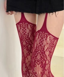 IMARI（イマリ）の「【 IMARI / イマリ 】 ガーター 総レース カラー タイツ（タイツ/ストッキング）」